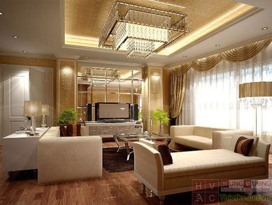 phòng khách cải tạo đẹp