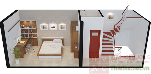 mặt bằng nội thất tầng 3