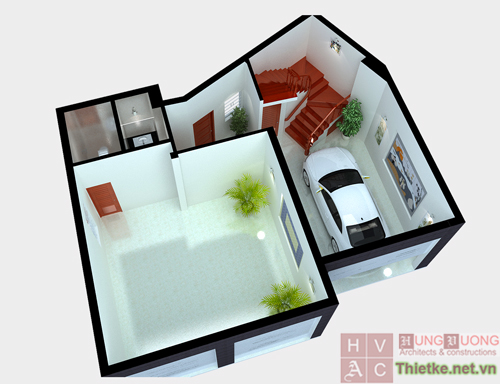 mặt bằng tầng 1